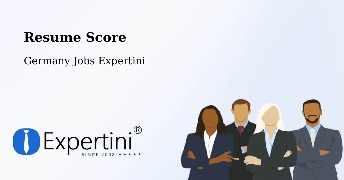 Resume Score & Job Description Match Tool – Zingst - Germany Jobs Expertini